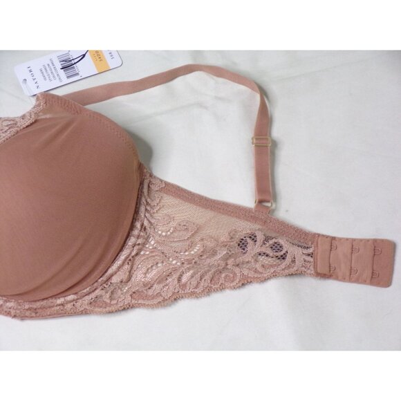 🆕 NATORI Feathers Underwire T-Shirt Plunge Bra 34DD Glow #730023 - Picture 8 of 10